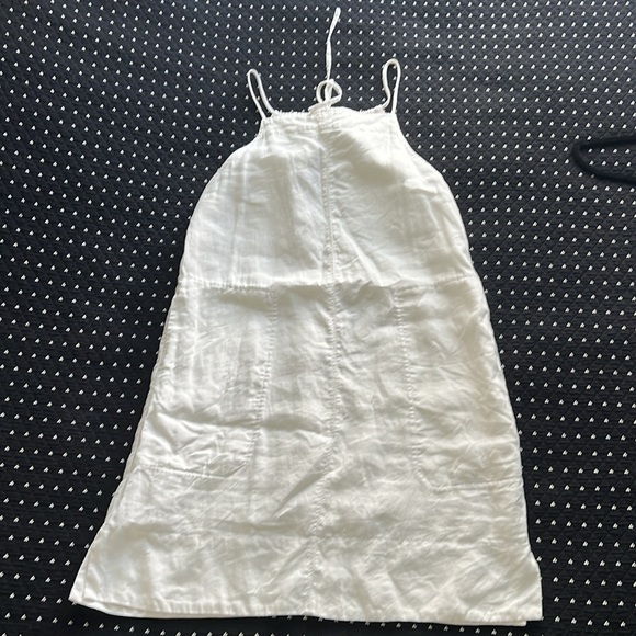 Everlane linen apron dress S white - Picture 8 of 14